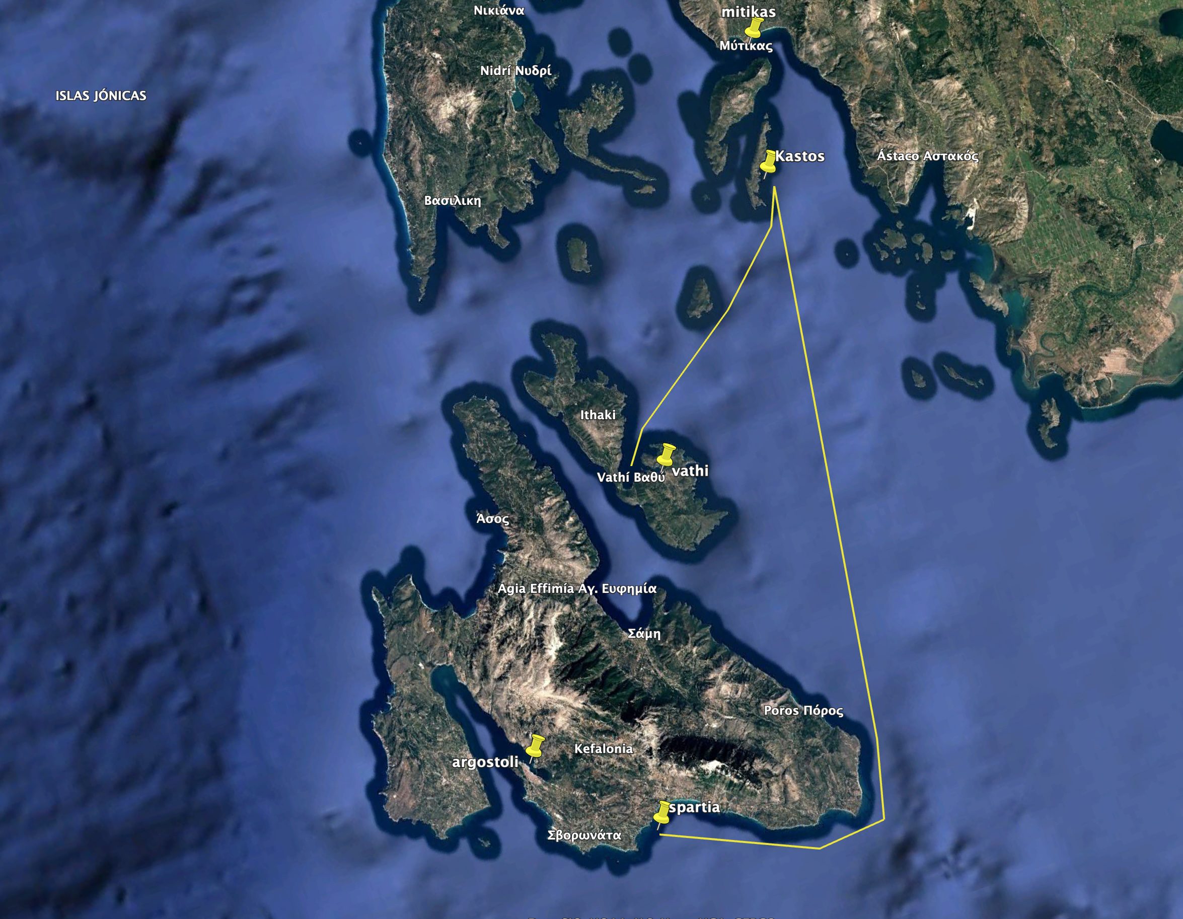 Camino a Kefalonia